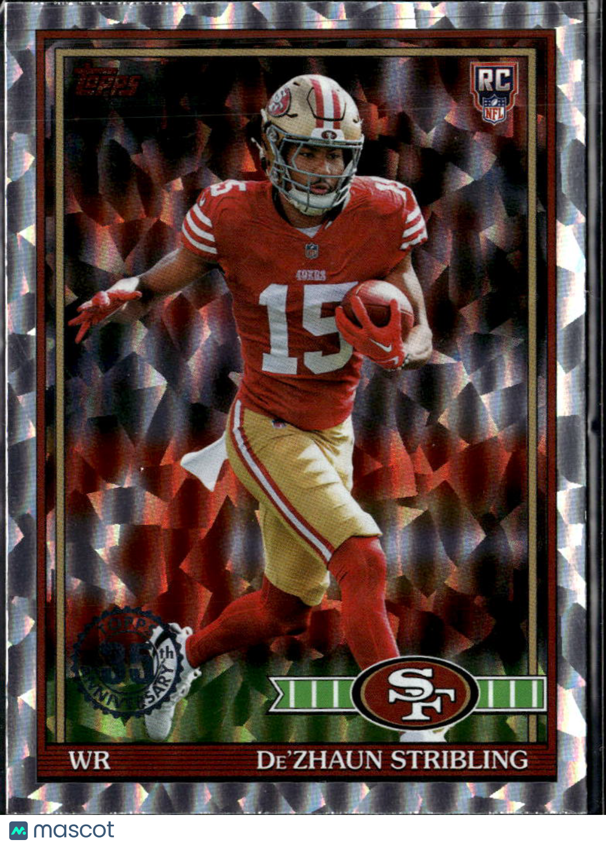 De'Zhaun Stribling 2026 Topps Silver Ice Rookie RC San Francisco 49ers