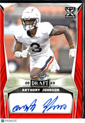 Anthony Johnson 2023 Leaf Draft RC Auto Autograph