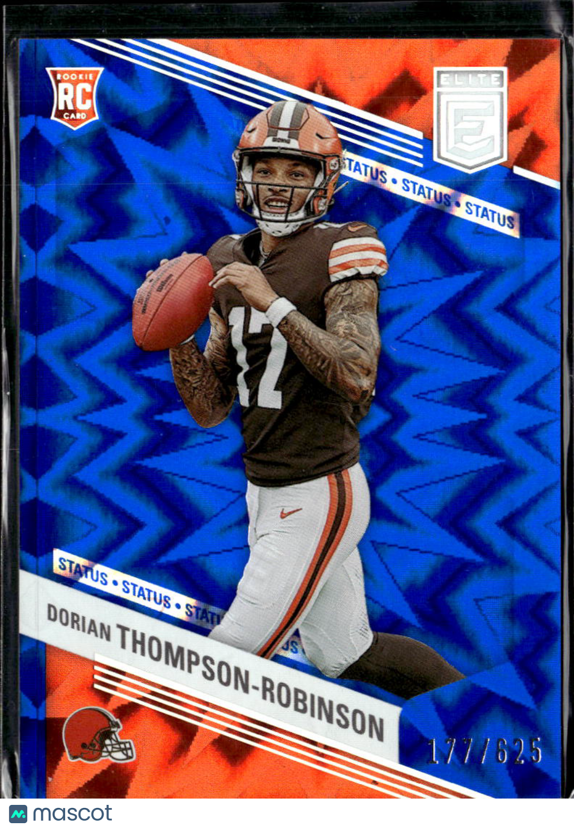 Dorian Thompson-Robinson 2023 Elite Status Blue RC /625 Cleveland Browns