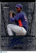 David Perez 2011 Leaf Draft Auto Autograph Rookie RC Rangers