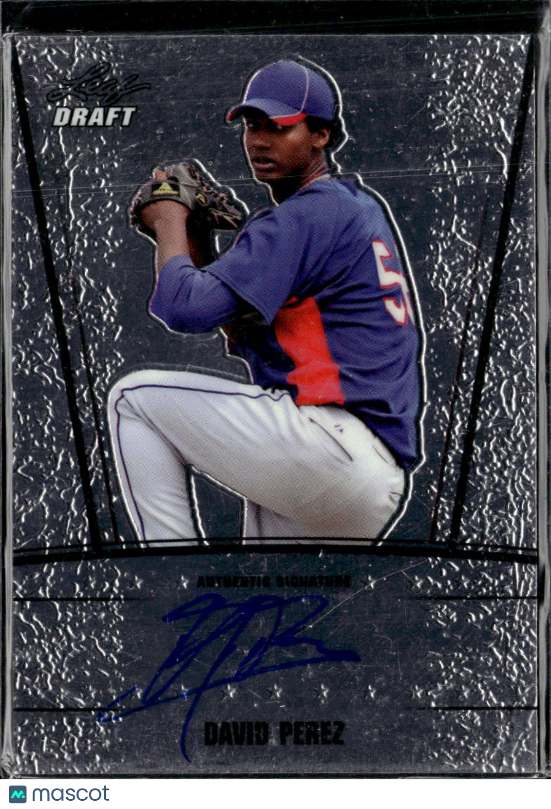 David Perez 2011 Leaf Draft Auto Autograph Rookie RC Rangers
