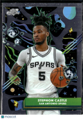 Stephon Castle 2026 Topps Chrome Cosmic San Antonio Spurs