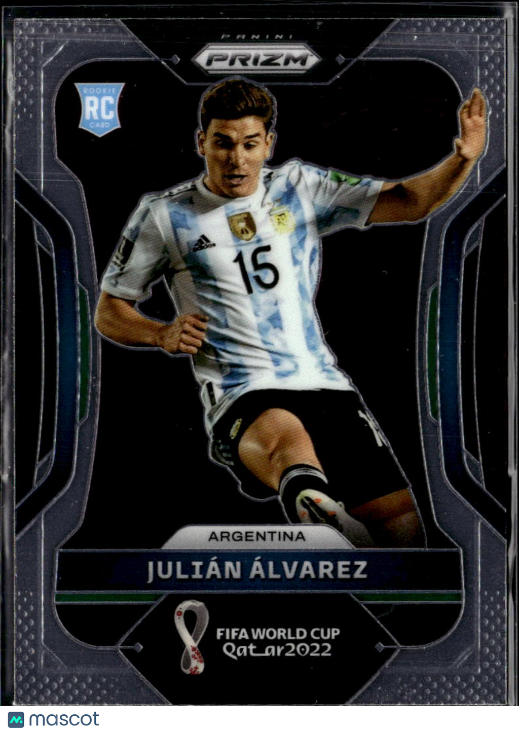 Julian Alvarez 2022 Panini Prizm FIFA World Cup Qatar Rookie RC Argentina