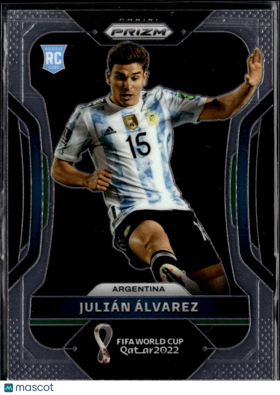 Julian Alvarez 2022 Panini Prizm FIFA World Cup Qatar Rookie RC Argentina