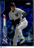 Adam Ottavino 2020 Topps Chrome Blue Sapphire Refractor New York Yankees