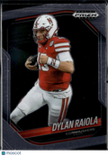 Dylan Raiola 2025 Panini Prizm Black Rookie RC Nebraska Cornhuskers