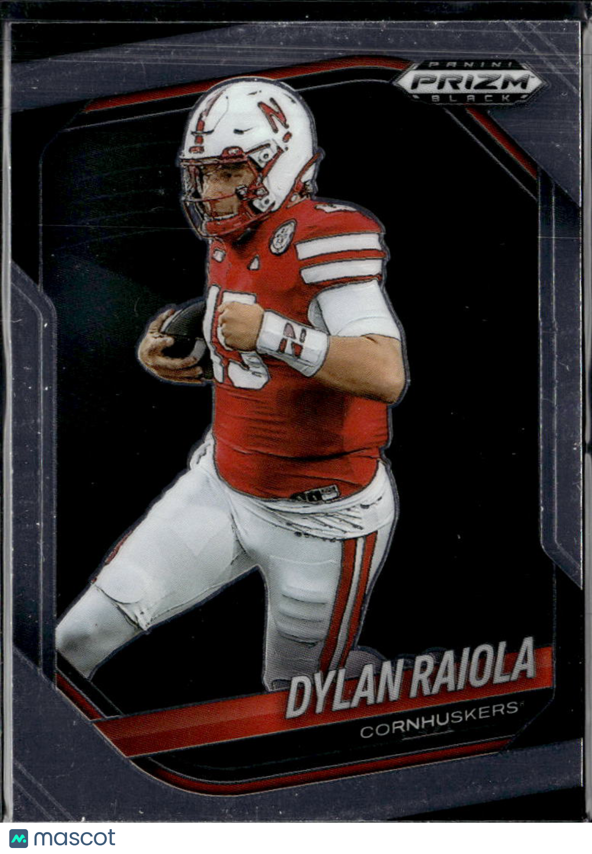 Dylan Raiola 2025 Panini Prizm Black Rookie RC Nebraska Cornhuskers