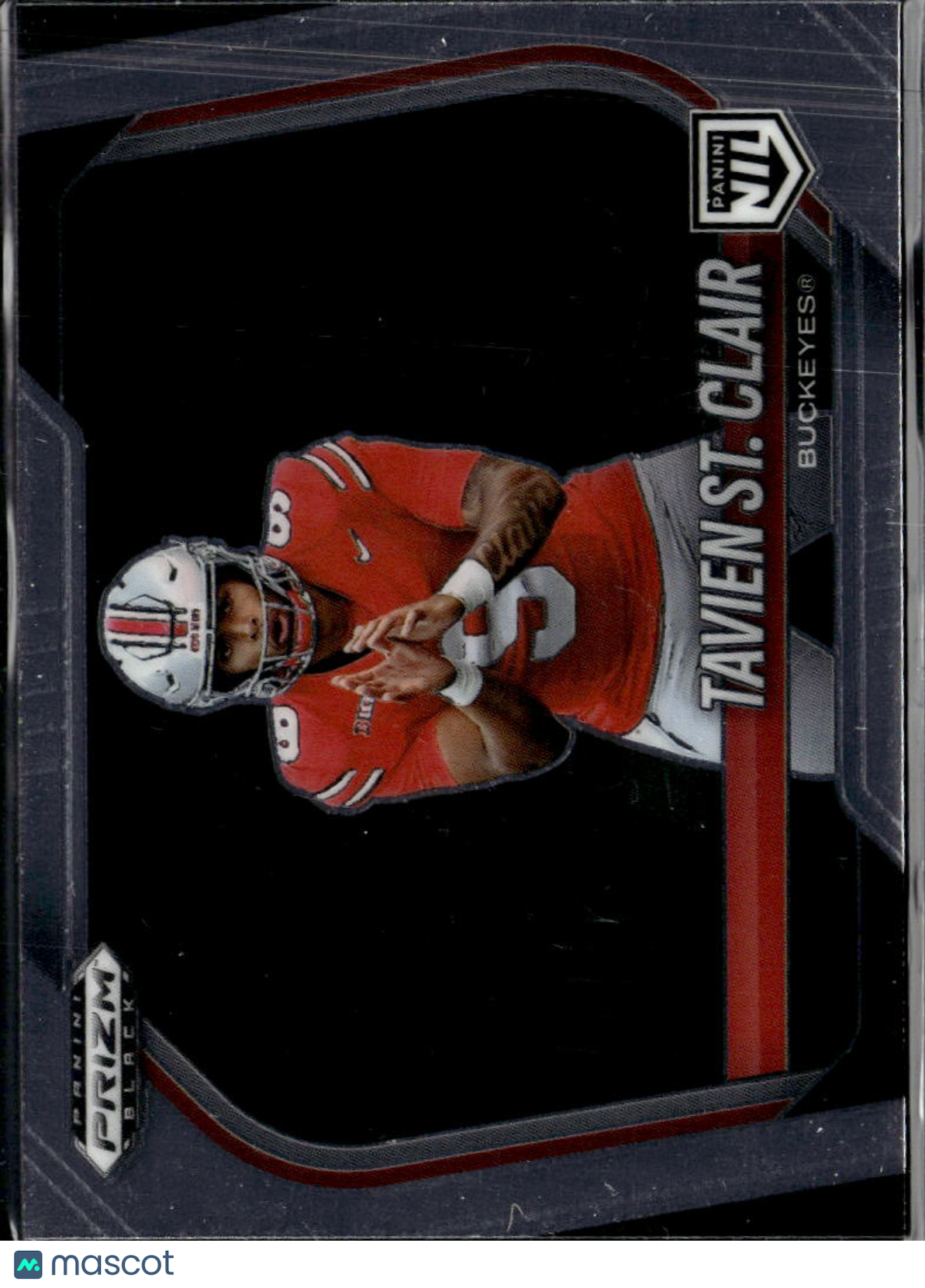 Tavien St. Clair 2025 Panini Prizm Black Rookie RC Ohio State Buckeyes