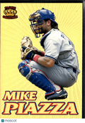 Mike Piazza 1995 Pacific Crown Collection Gold Prism Los Angeles Dodgers