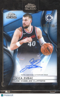 Ivica Zubac 2026 Topps Chrome Black Auto Autograph 27/150 Los Angeles Clippers