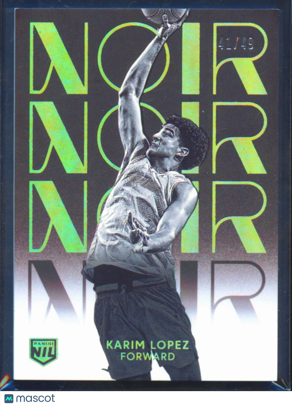 Karim Lopez 2025-26 Noir Rookie RC 41/49 New Zealand Breakers