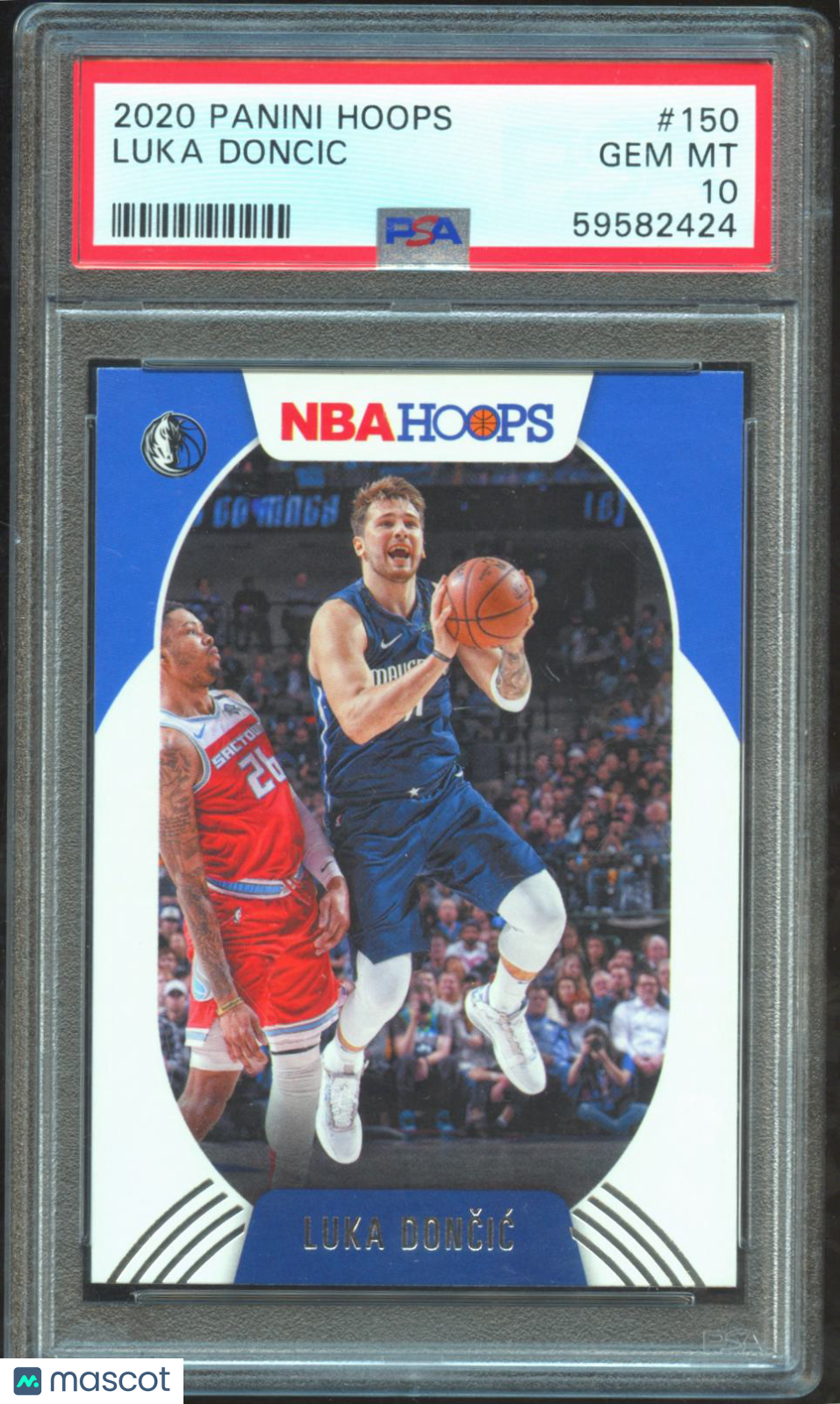 Luka Doncic 2020-21 NBA Hoops Card Dallas Mavericks #150 PSA 10