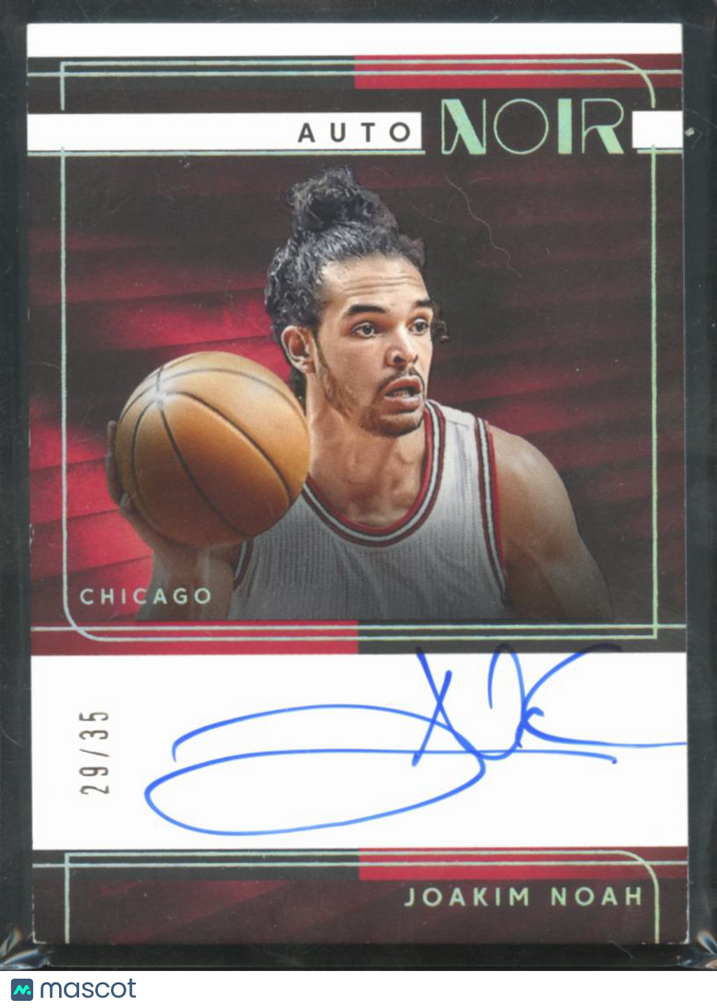 Joakim Noah 2025-26 Noir Auto Autograph 29/35 Chicago Bulls