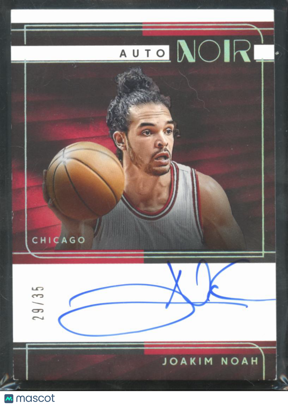 Joakim Noah 2025-26 Noir Auto Autograph 29/35 Chicago Bulls