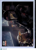 Wing Man 2023 Topps Star Wars Galaxy Refractor #44