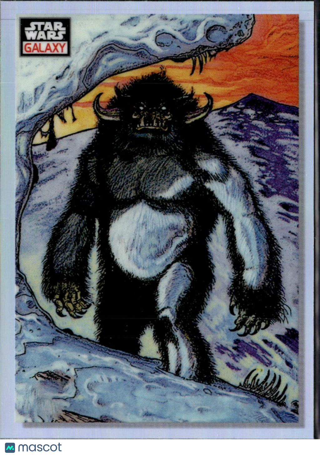 Wild Wampa 2023 Topps Star Wars Galaxy Refractor #9