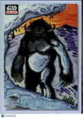 Wild Wampa 2023 Topps Star Wars Galaxy Refractor #9