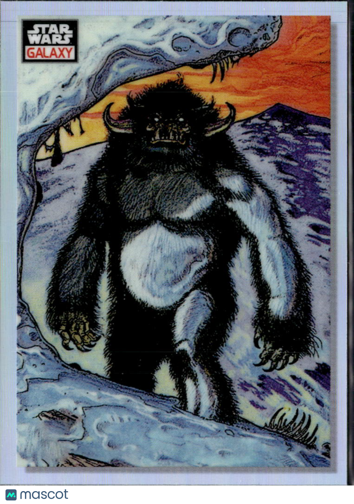 Wild Wampa 2023 Topps Star Wars Galaxy Refractor #9