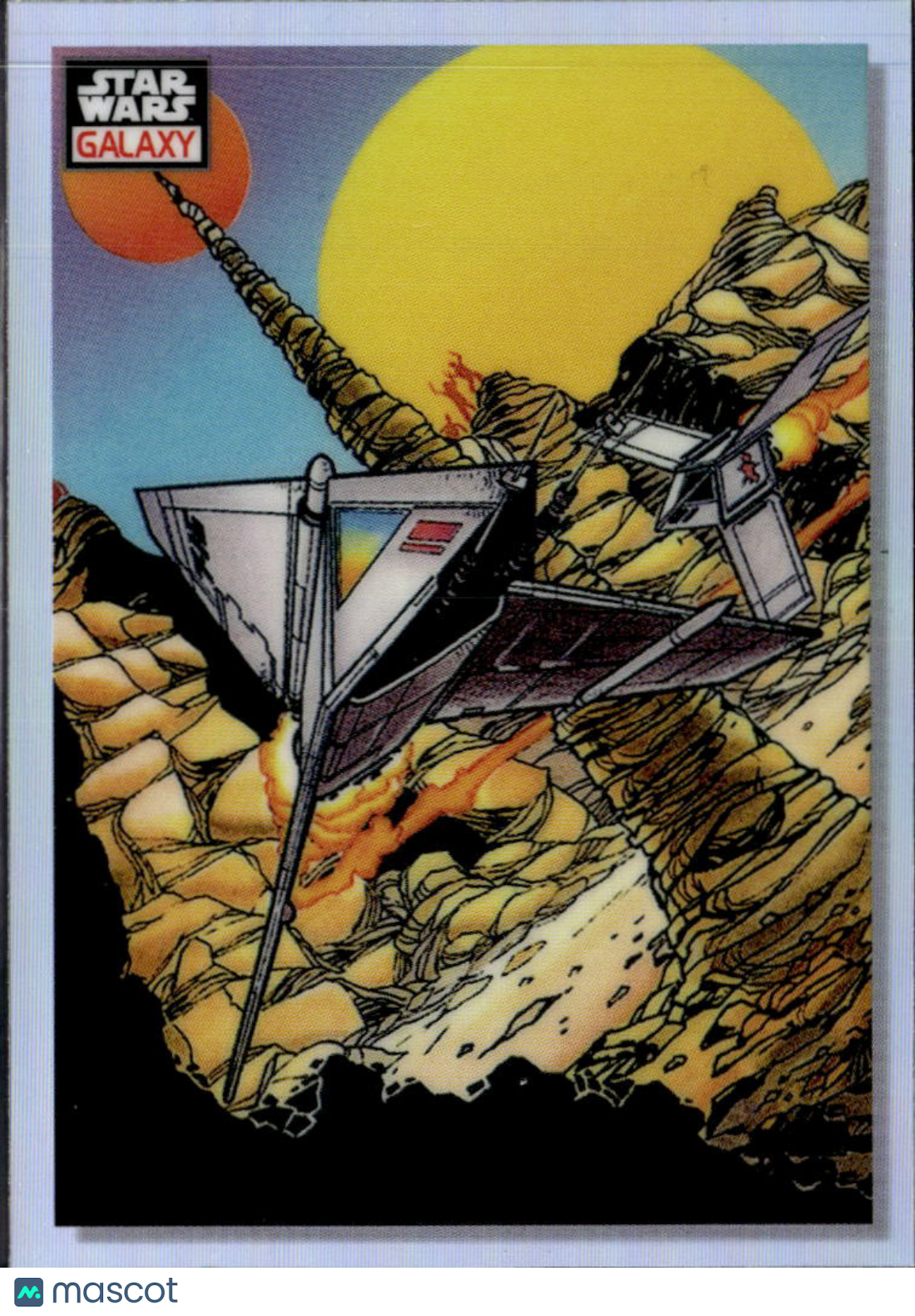 Beggar's Canyon Run 2023 Topps Star Wars Galaxy Refractor #12