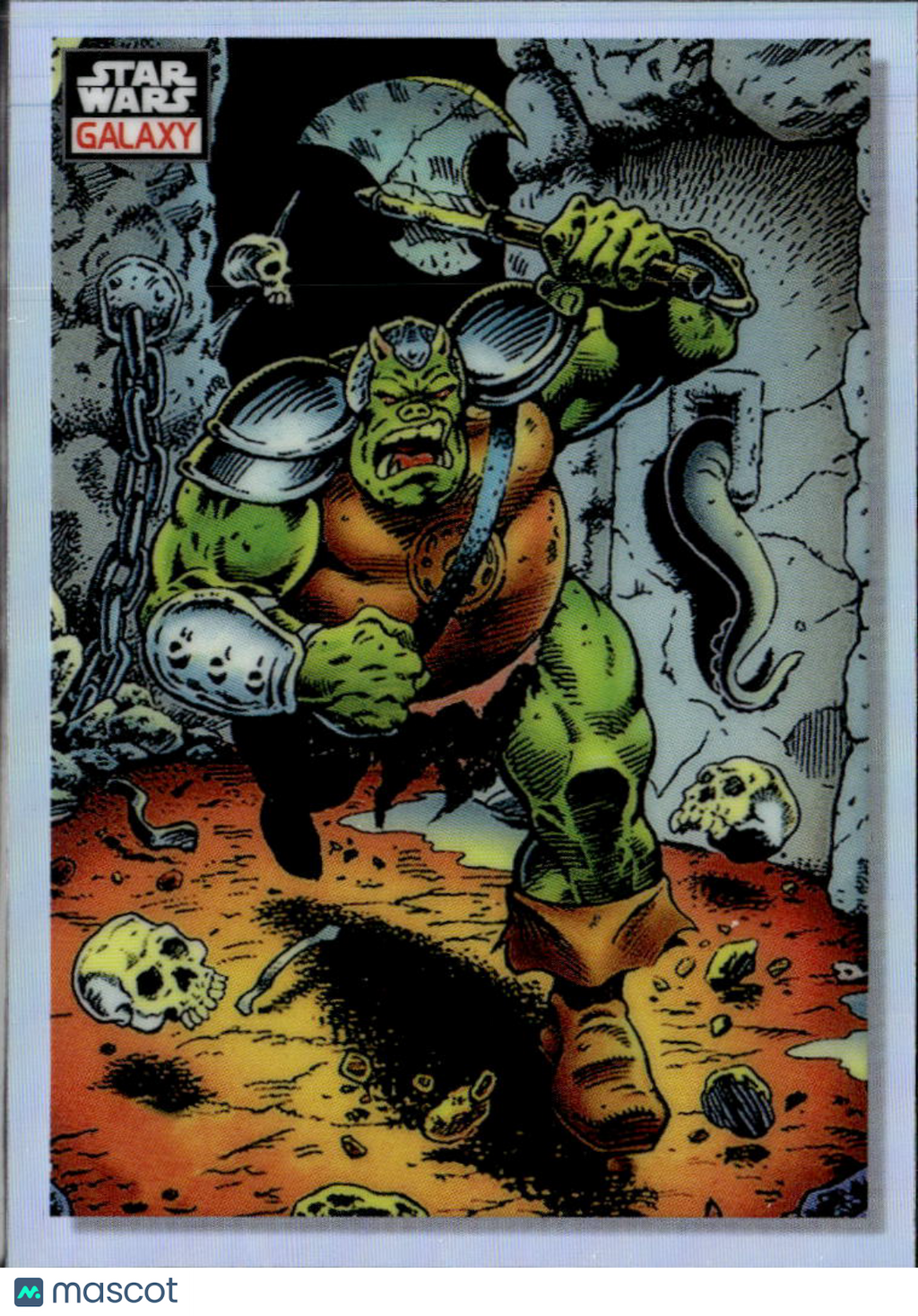 Gamorrean Charge! 2023 Topps Chrome Star Wars Galaxy Refractor #13