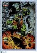Gamorrean Charge! 2023 Topps Chrome Star Wars Galaxy Refractor #13