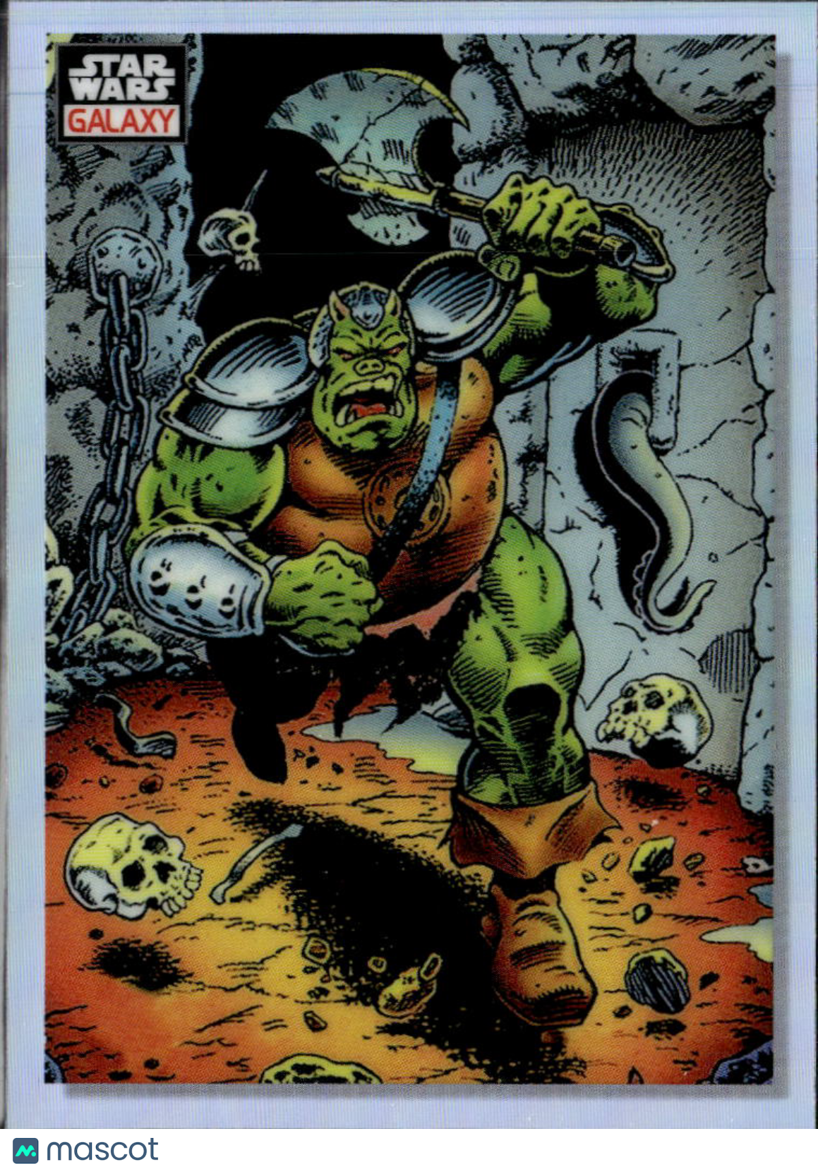 Gamorrean Charge! 2023 Topps Chrome Star Wars Galaxy Refractor #13