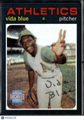 Vida Blue 2002 Topps Archives Reserve Refractor Oakland Athletics