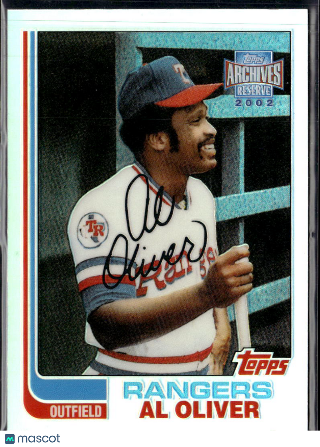 Al Oliver 2002 Topps Archives Reserve Refractor Texas Rangers