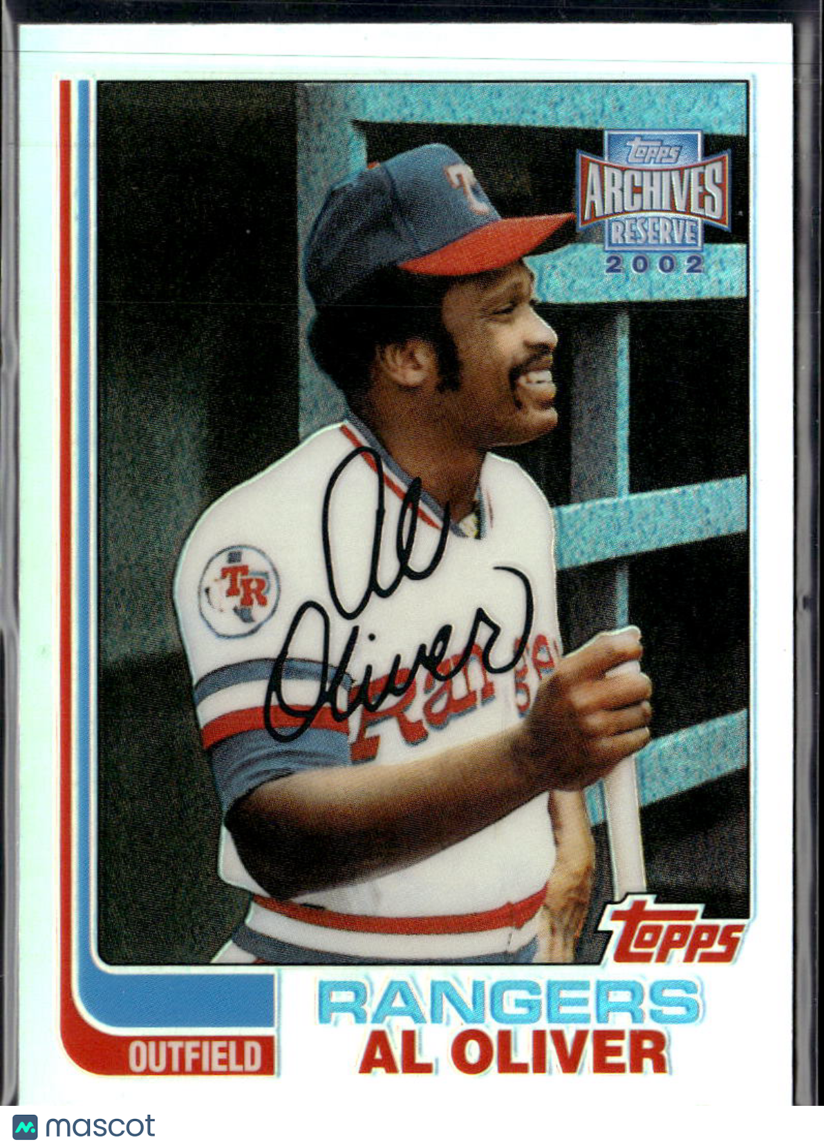 Al Oliver 2002 Topps Archives Reserve Refractor Texas Rangers
