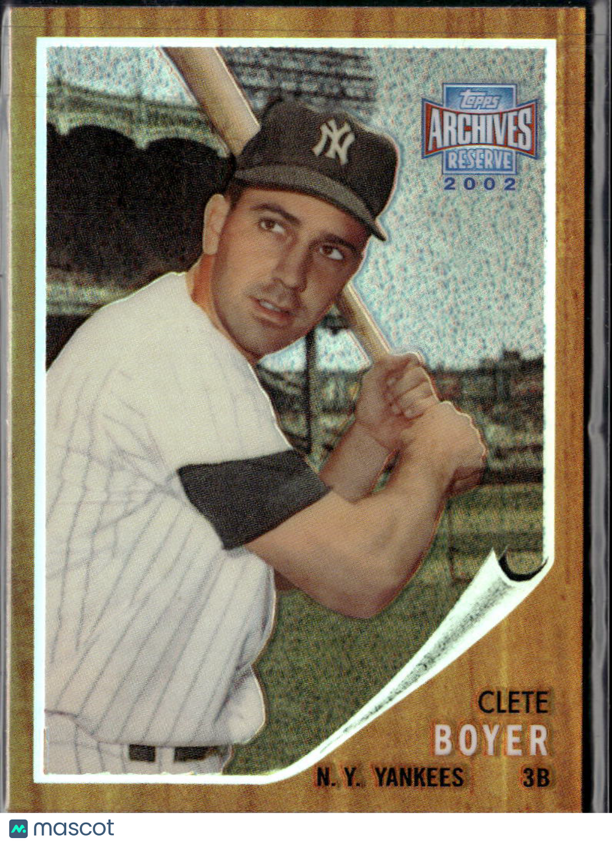 Clete Boyer 2002 Topps Archives Reserve Refractor New York Yankees