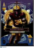 Raleek Brown 2026 Wild Card 5 Card Draw Rookie RC 1/3