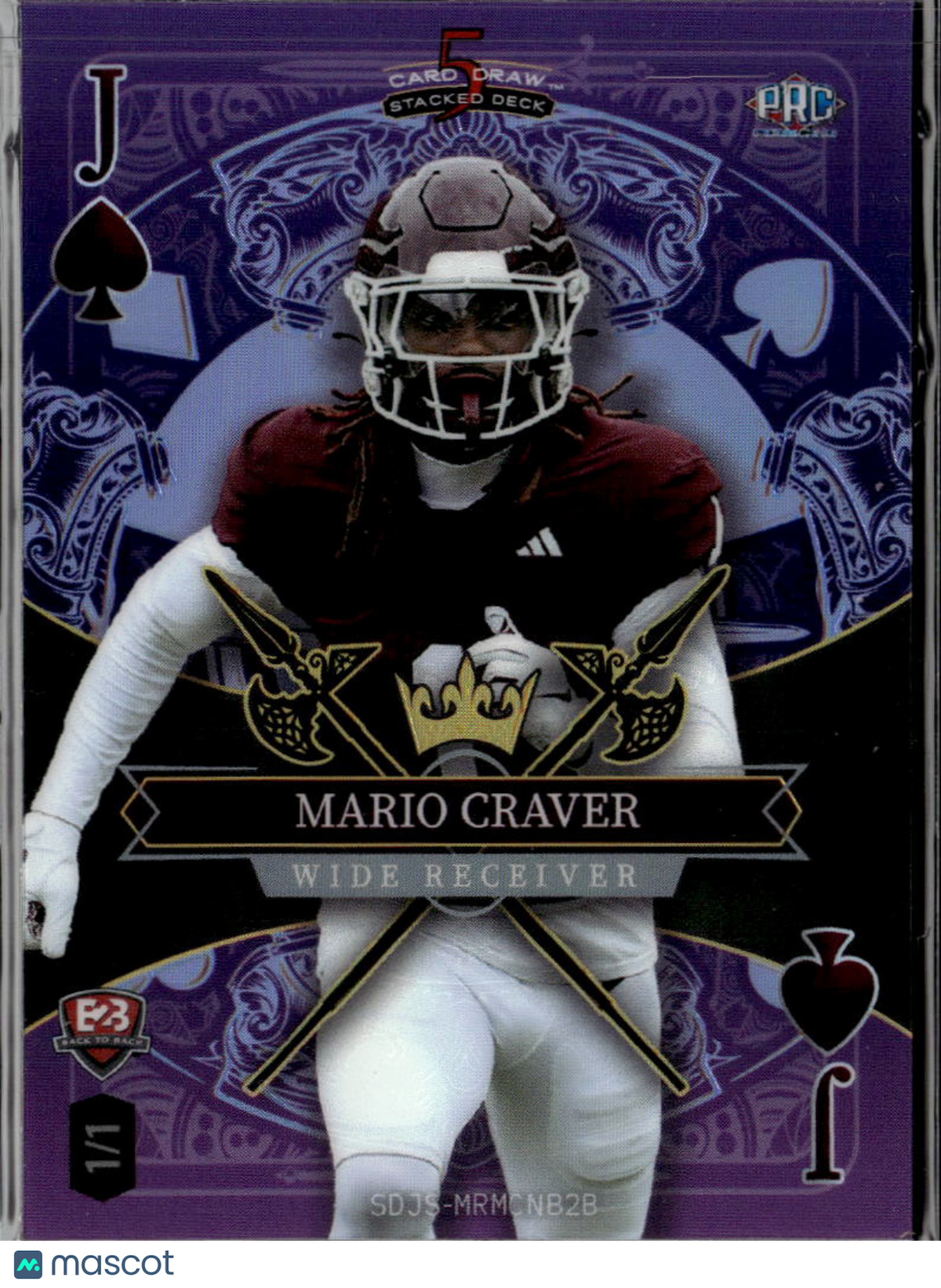 Mario Craver Marcel Reed 2026 Wild Card Rookie RC Texas A&M 1/1