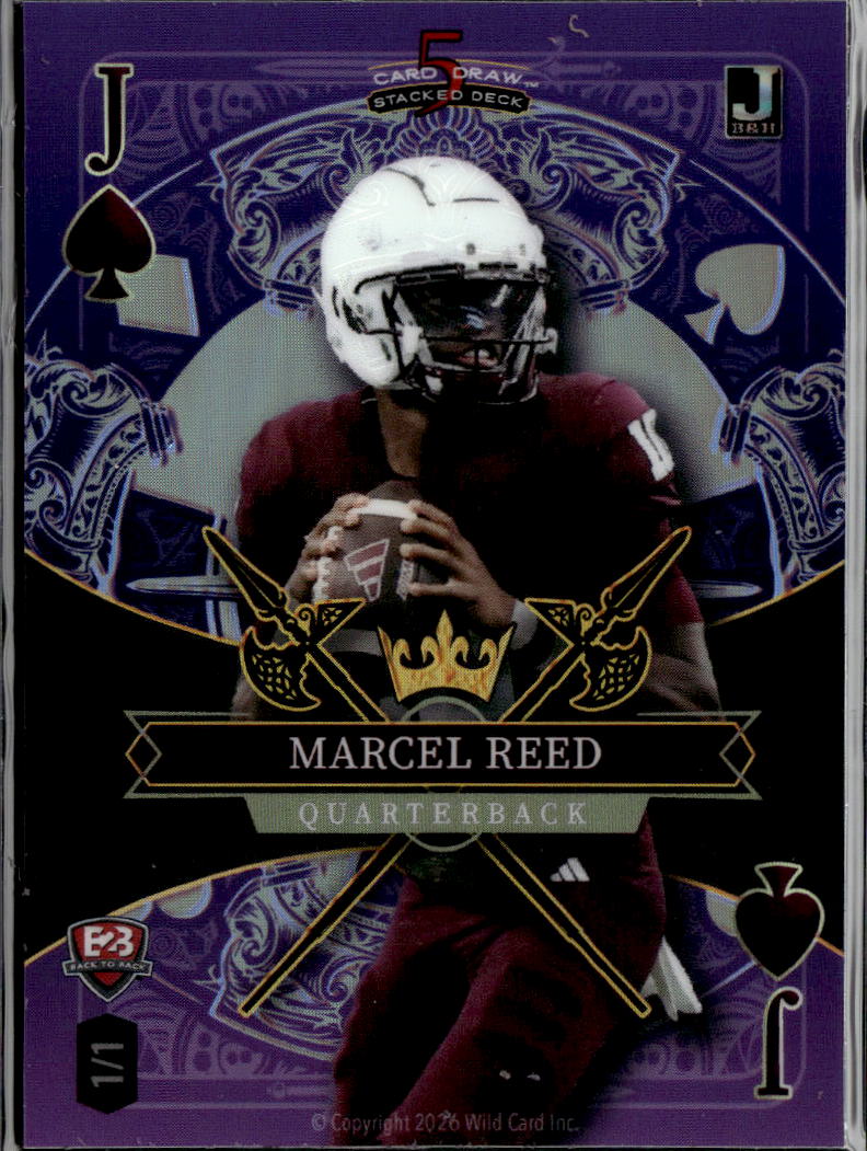 Mario Craver Marcel Reed 2026 Wild Card Rookie RC Texas A&M 1/1