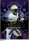 Jeremiyah Love CJ Carr 2024 Wild Card 1/1 Notre Dame Fighting Irish