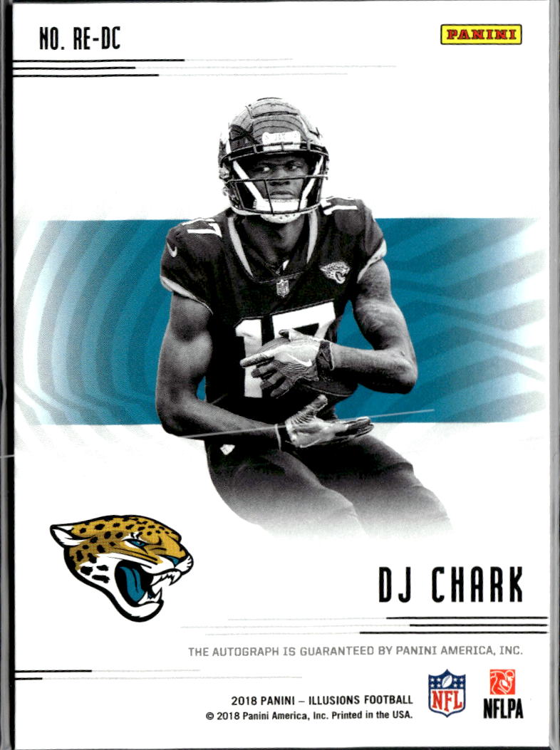 DJ Chark 2018 Illusions Auto Autograph RC 78/100 Jacksonville Jaguars
