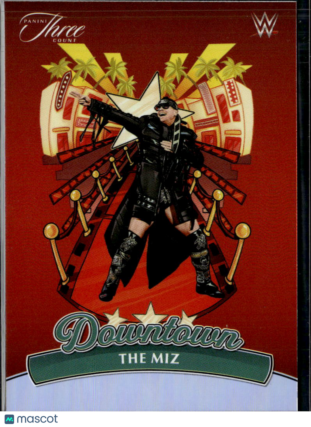 The Miz 2024 Panini Three Count WWE Downtown CASE HIT Wrestling