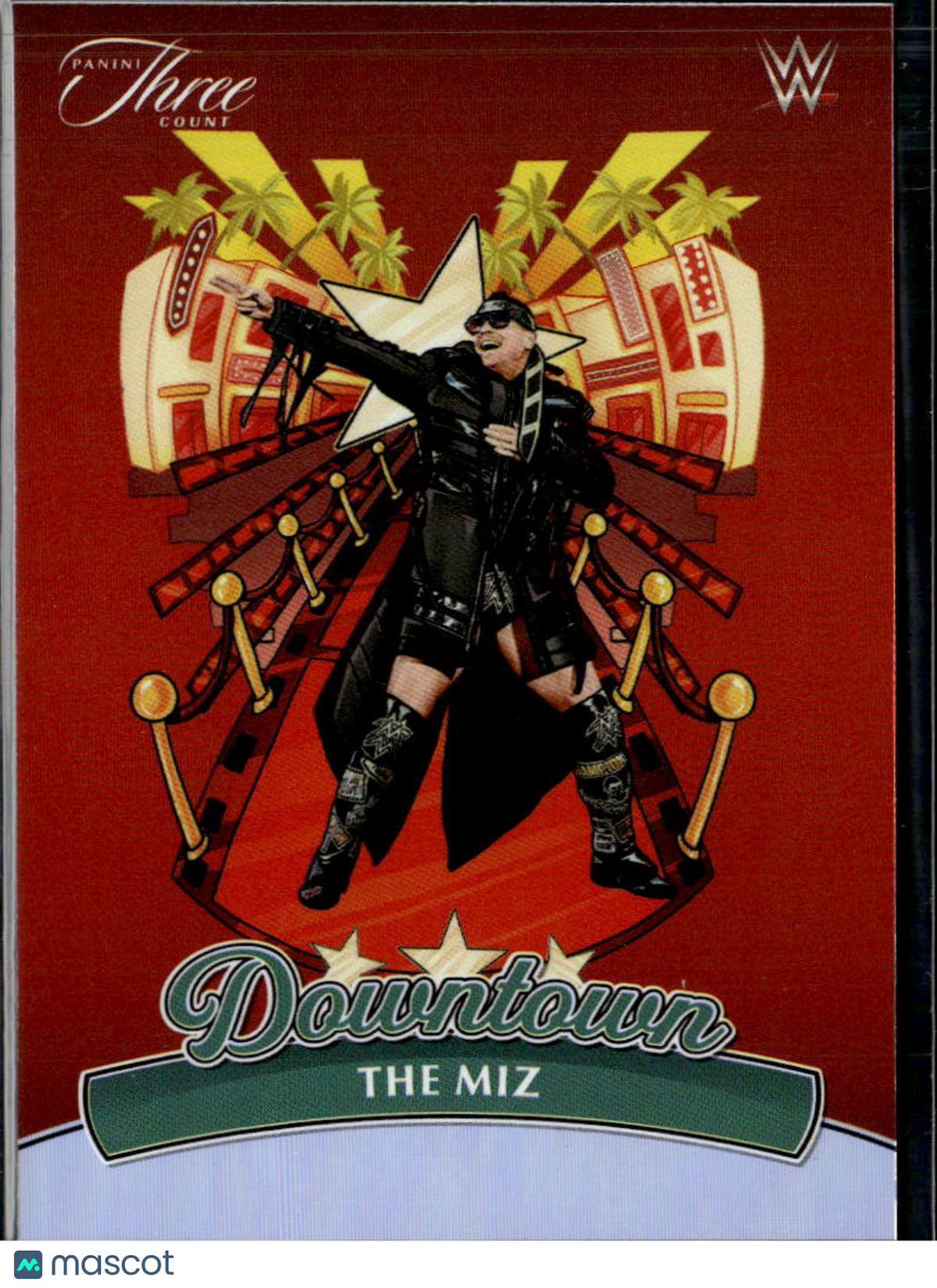 The Miz 2024 Panini Three Count WWE Downtown CASE HIT Wrestling