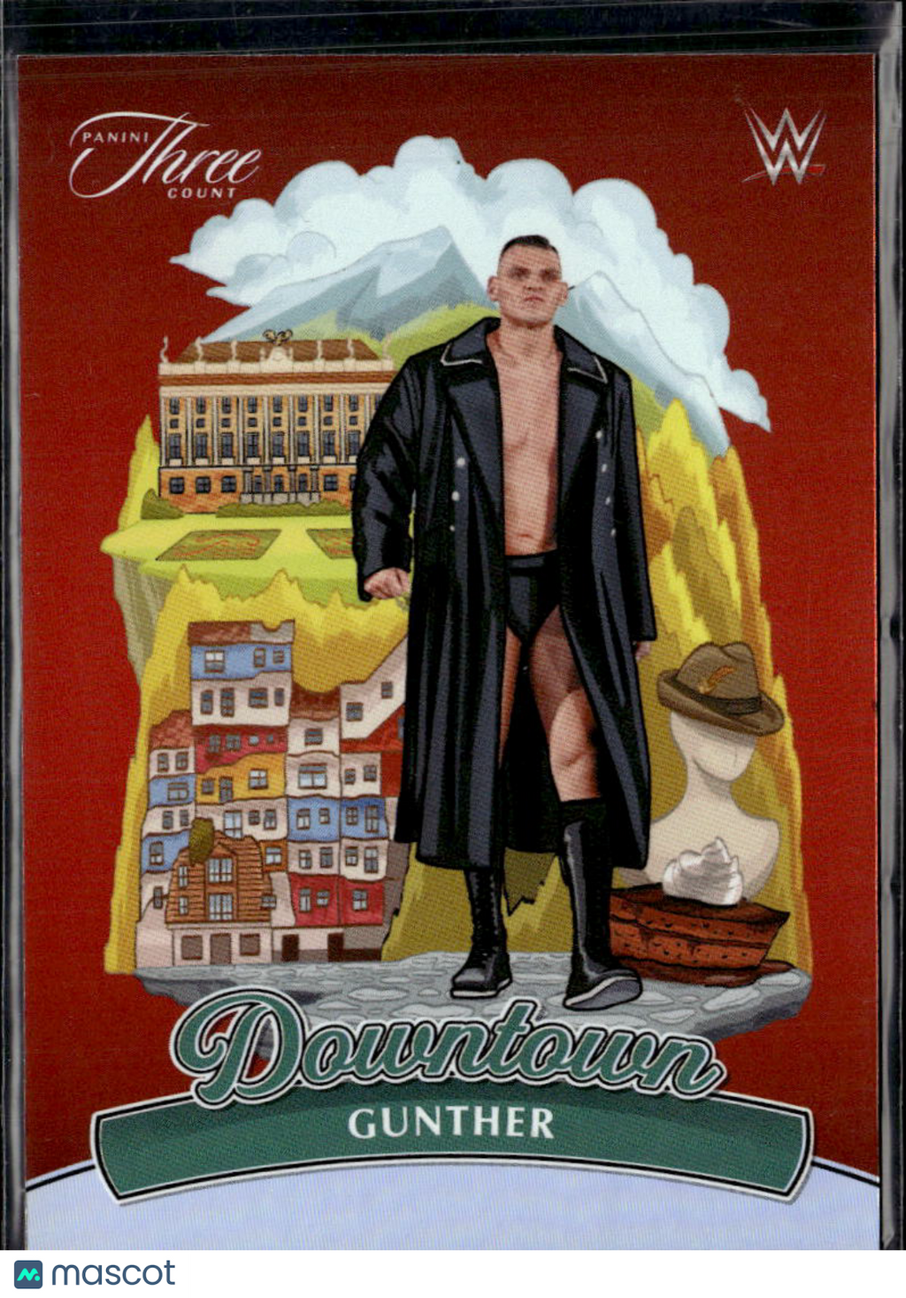 Gunther 2024 Panini Three Count WWE Downtown CASE HIT Wrestling