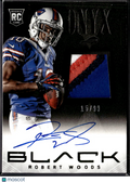 Robert Woods 2013 Black Onyx Auto Autograph Patch RC 15/99 Buffalo Bills