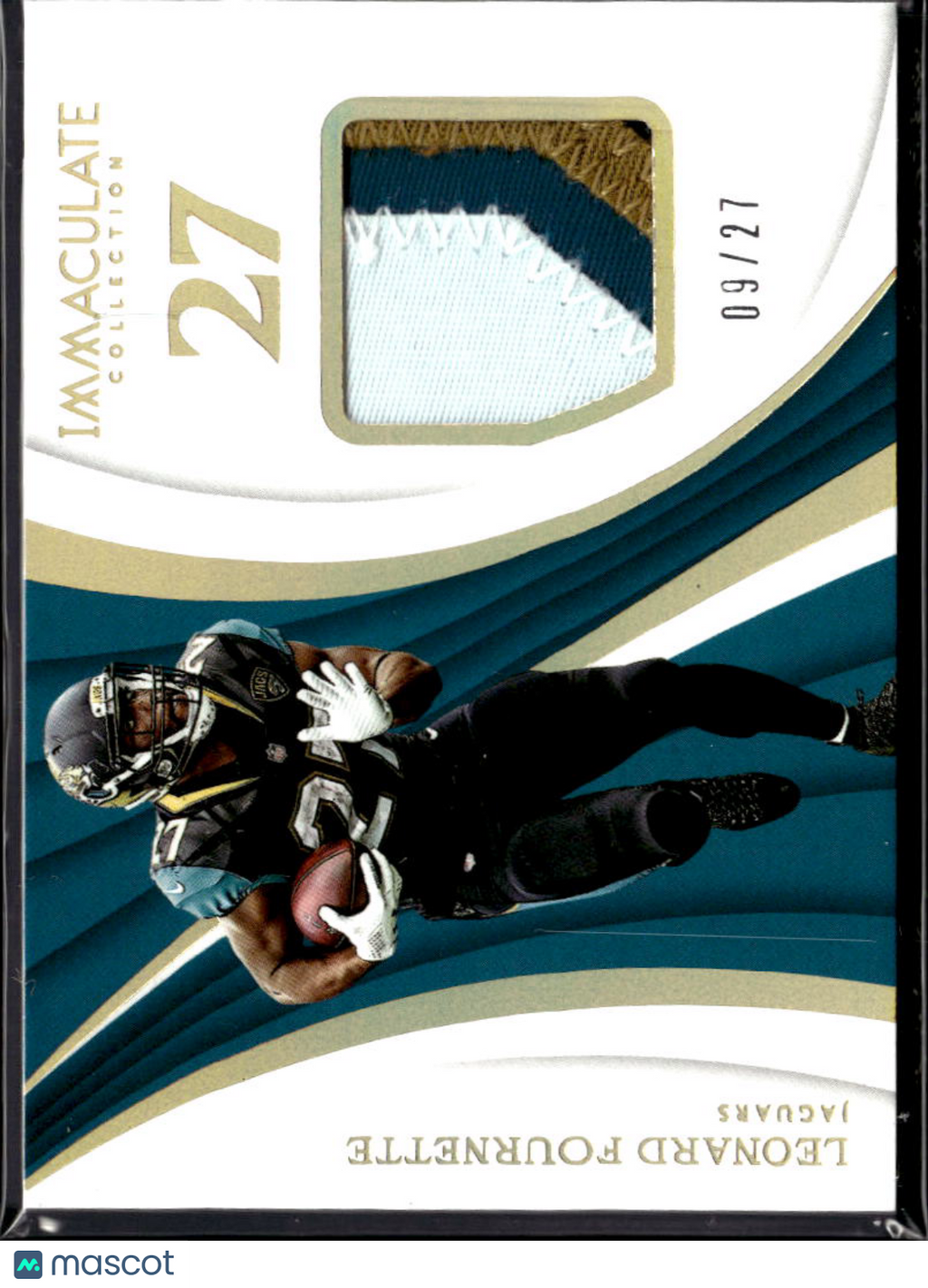 Leonard Fournette 2018 Immaculate 4 Color Jersey Patch 9/27 Jacksonville Jaguars