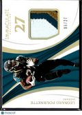 Leonard Fournette 2018 Immaculate 4 Color Jersey Patch 9/27 Jacksonville Jaguars