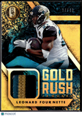 Leonard Fournette 2018 Gold Standard 4 Color Patch 27/49 Jacksonville Jaguars
