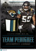 Dante Fowler Jr. 2017 Majestic 4 Color Jersey Patch 5/25 Jacksonville Jaguars