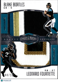 Blake Bortles Leonard Fournette 2018 Plates & Patches Dual Patch 44/50 Jaguars