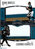 Blake Bortles Leonard Fournette 2018 Plates & Patches Dual Patch 36/50 Jaguars