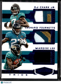 DJ Chark Leonard Fournette Marquise Lee 2018 Plates & Patches Triple /40 Jaguars