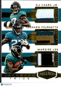 DJ Chark Leonard Fournette Marquise Lee 2018 Plates & Patches Triple /99 Jaguars