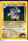 Brock's Rhydon 2000 Gym Heroes Holo Rare #2/132