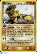 Electabuzz 2009 EX Dragon Frontiers Reverse Holo Uncommon #29/101