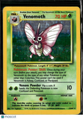 Venomoth 1999 Jungle Holo Rare #13/64
